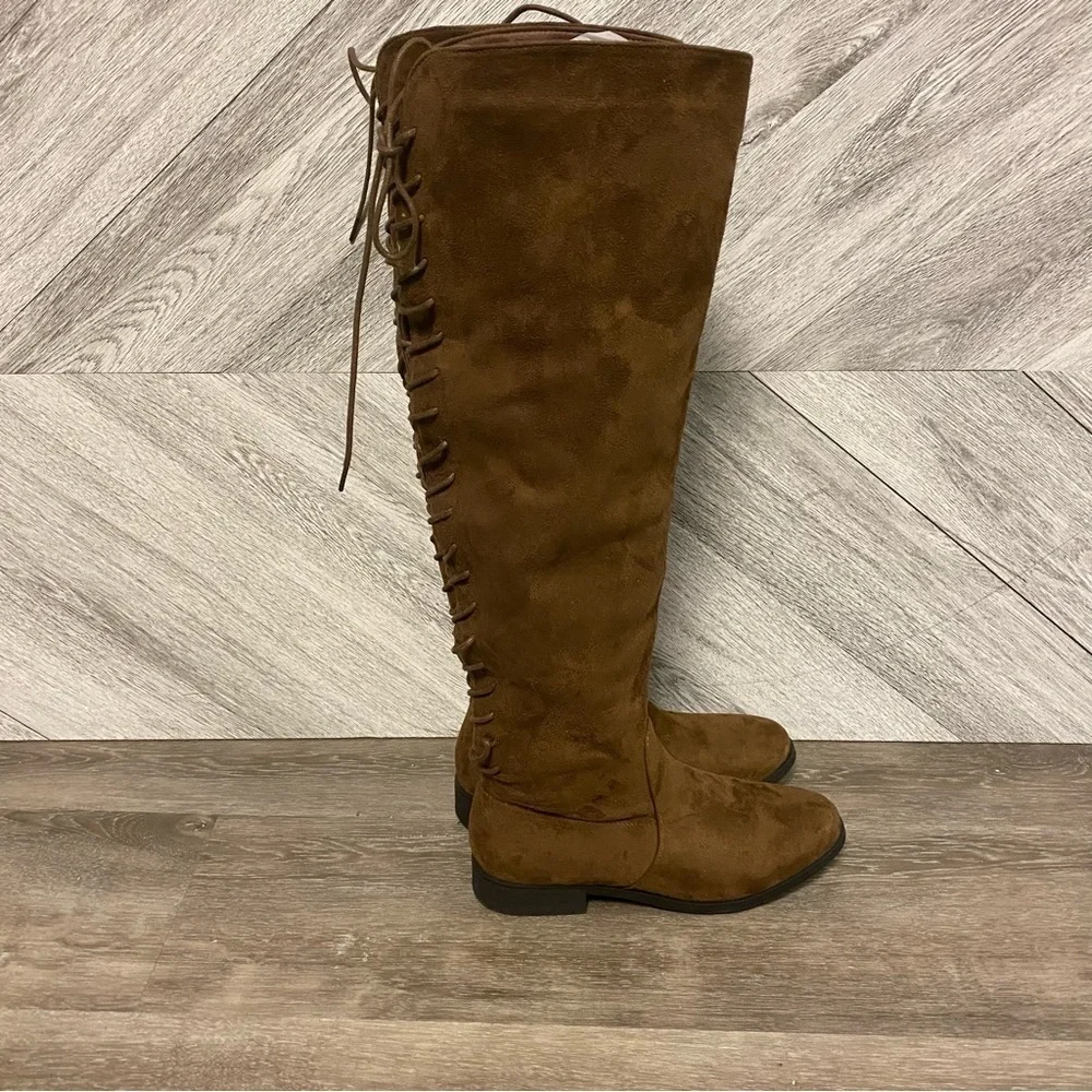 French Connection | Jasper Over The Knee Boots Brown Size 6
